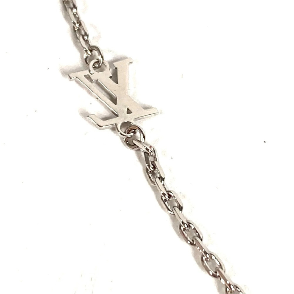 LOUIS VUITTON Silver Necklace - Picture 6 of 8
